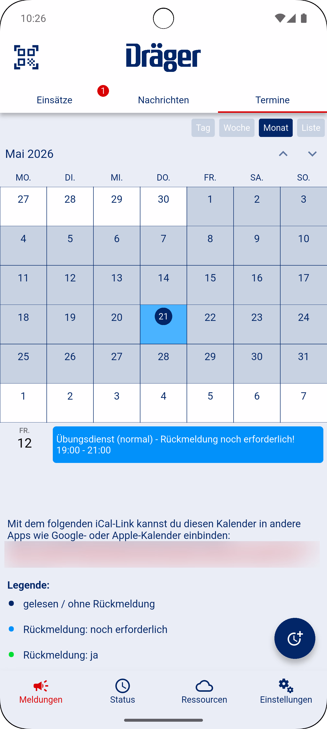 Termine und Nachrichten